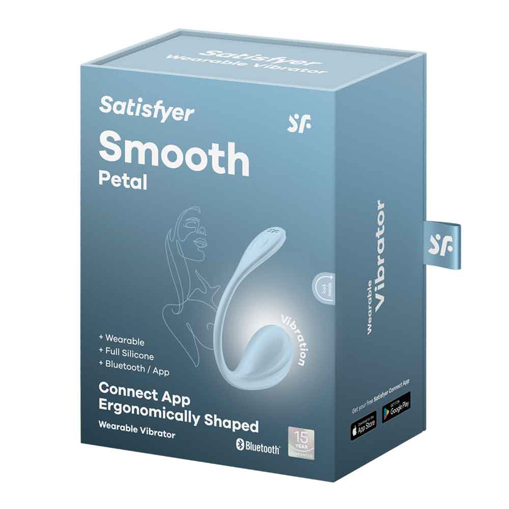 Satisfyer Smooth Petal G-Spot Vibrator – Light Blue