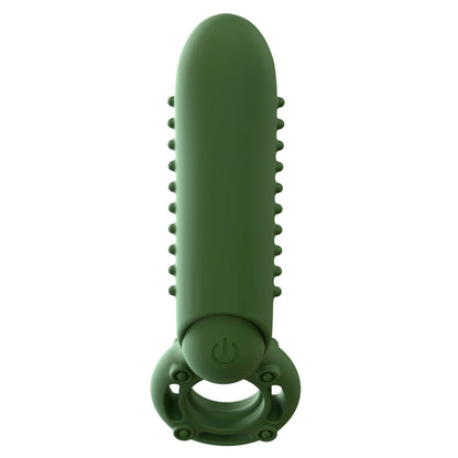 Screaming O O Yeah Silicone Rechargeable Vibrating Ring – Green