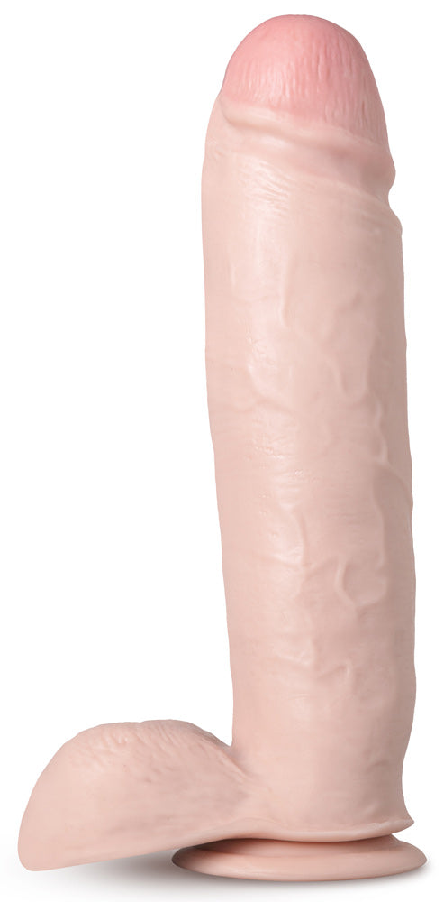 Au Naturel Huge 10 Inch Dildo with Suction Cup Base - Vanilla