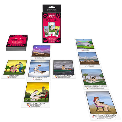 Kheper Games Sex Fortunes Card Game – Tarot Cards for Lovers
