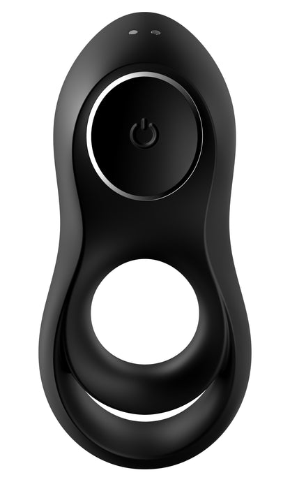 Satisfyer Legendary Duo Cock Ring with Clitoral Stimulator – Black