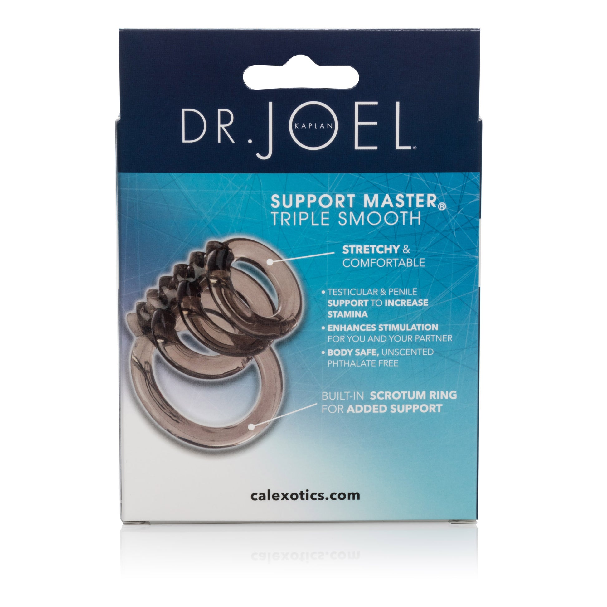 Dr. Joel Kaplan Support Master Triple Smooth Erection Enhancer - Gray