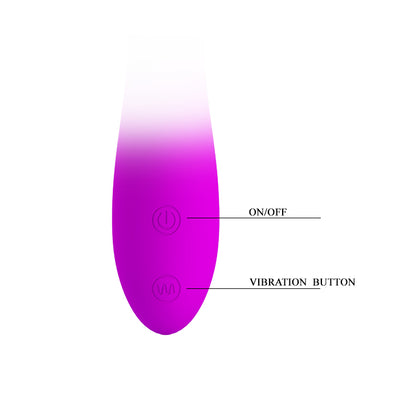 Pretty Love Len Rechargeable Wand - Multi-Function G-Spot Massager - Purple