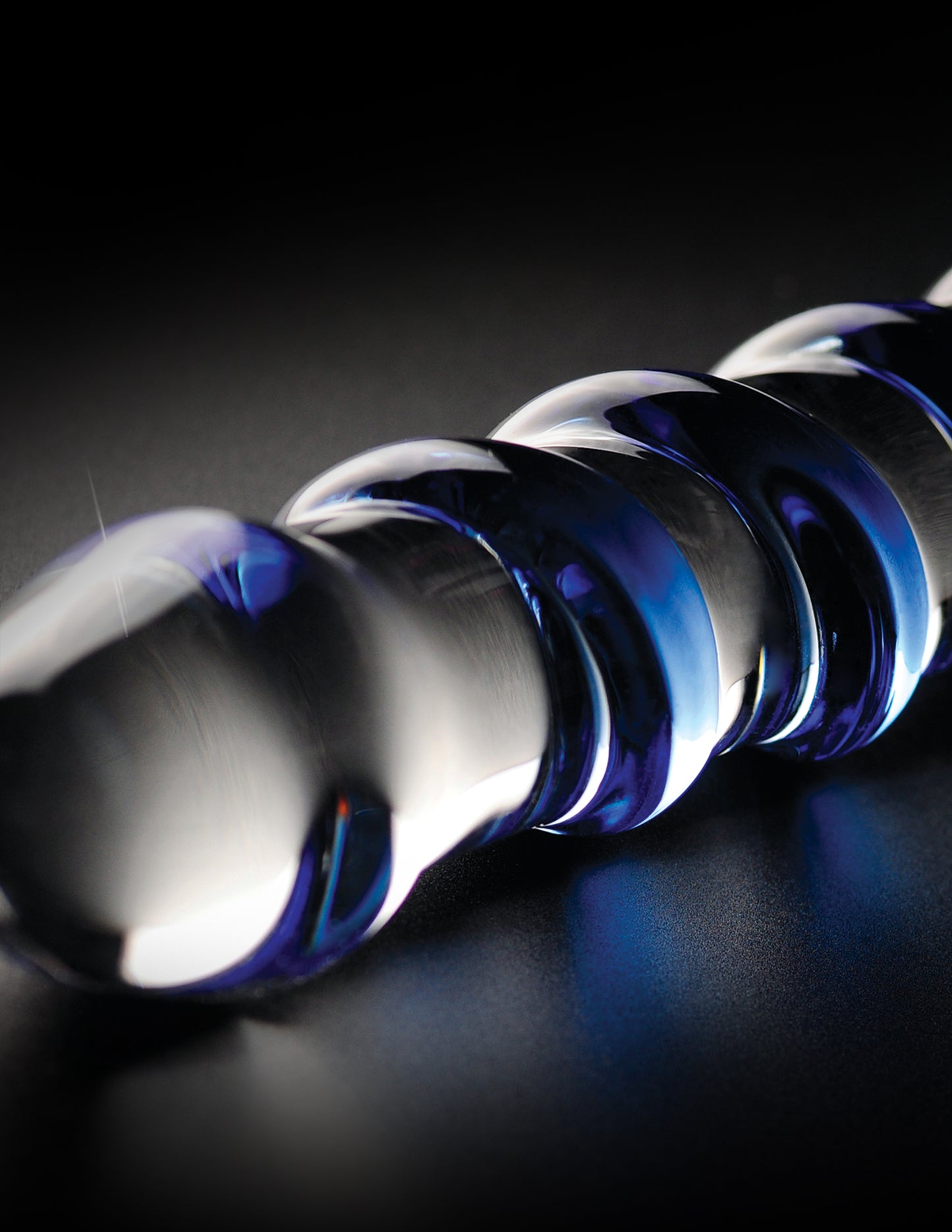Pipedream Icicles No. 5 Glass Massager – Clear/Blue