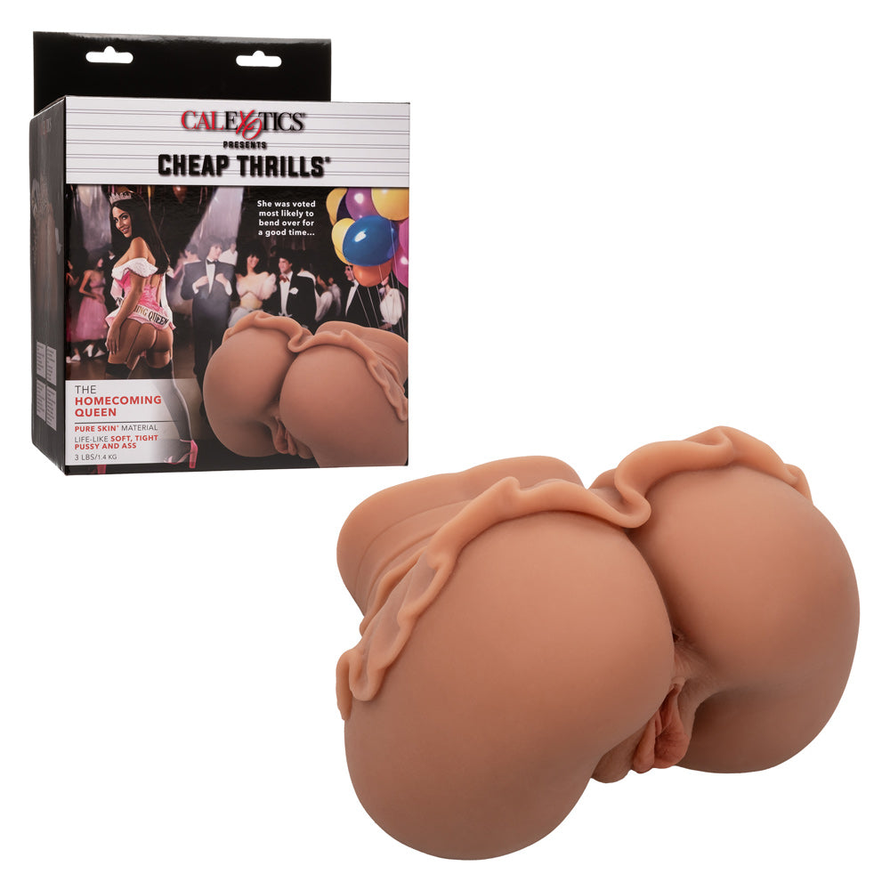 CalExotics The Homecoming Queen Masturbator - Dual Entry, Multi-Textured, 7 inches