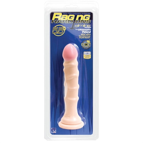 Raging Hard-Ons Slimline 5.5 Inch Dong with Suction Cup - Vanilla