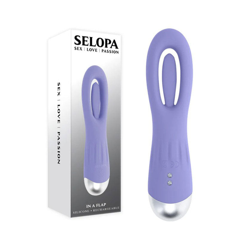 Evolved Novelties In a Flap Vibrating Device – Purple