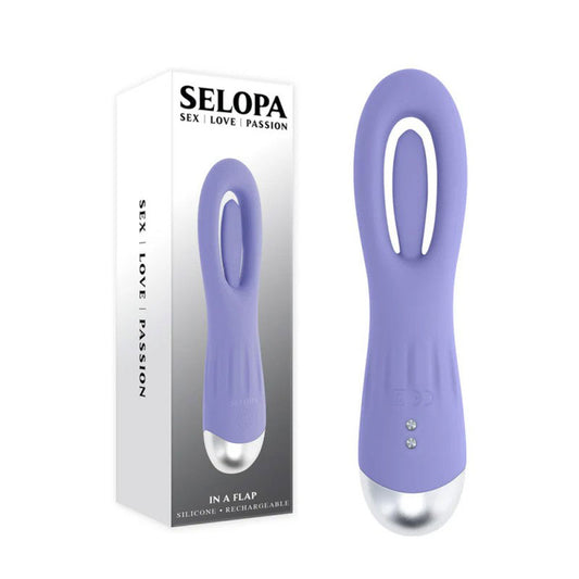 Evolved Novelties In a Flap Vibrating Device – Purple