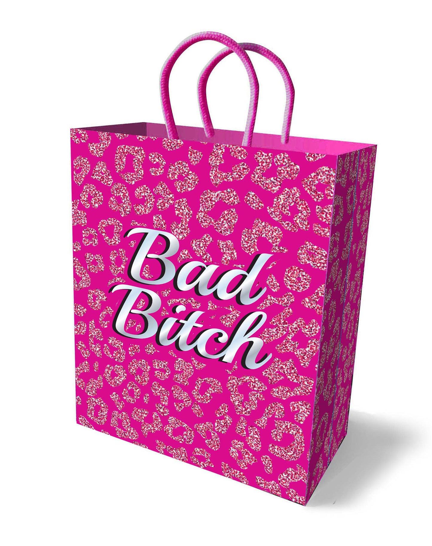Little Genie Bad Bitch Gift Bag - Pink - 10-inch Sturdy Gift Bag