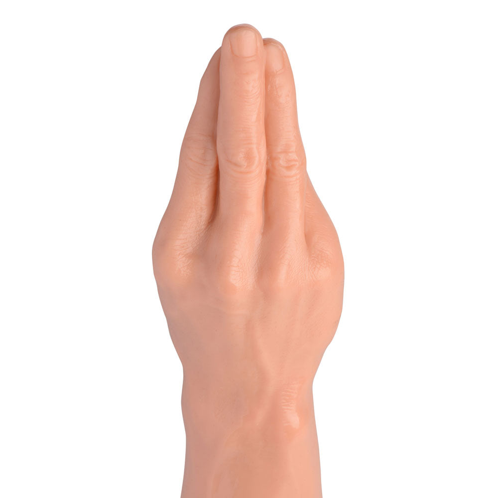 XR Brands The Fister Hand and Forearm Dildo – Realistic Beige with Suction Cup