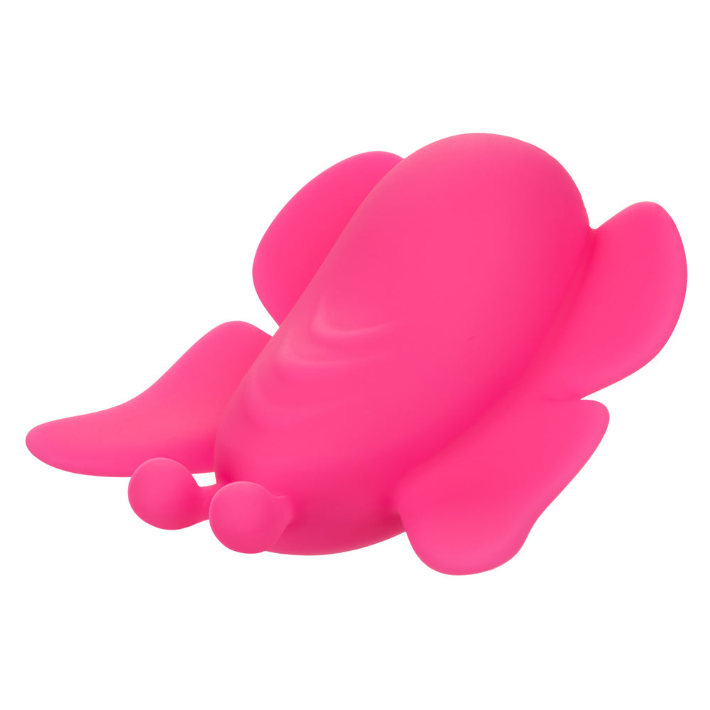 CalExotics Neon Vibes The Flutter Vibe - Pink - Multi-Function Waterproof Panty Vibe