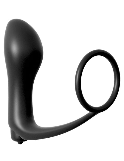 Pipedream Ass Gasm Vibrating Cockring Plug – Black
