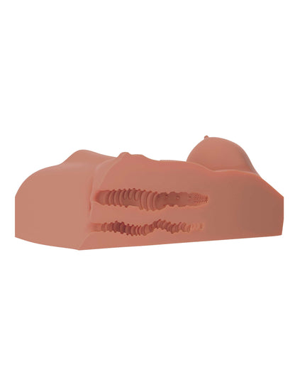 Pipedream Perfect DD's Masturbator - Tan - Realistic Dual Hole Design