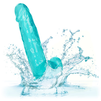 CalExotics 6-Inch Size Queen Realistic Dildo with Suction Cup – Blue