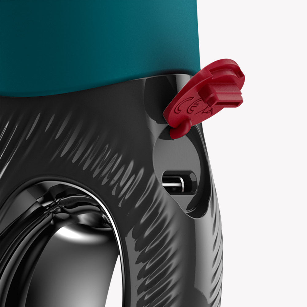 Fun Factory Manta Vibrating Masturbator - Waterproof Green