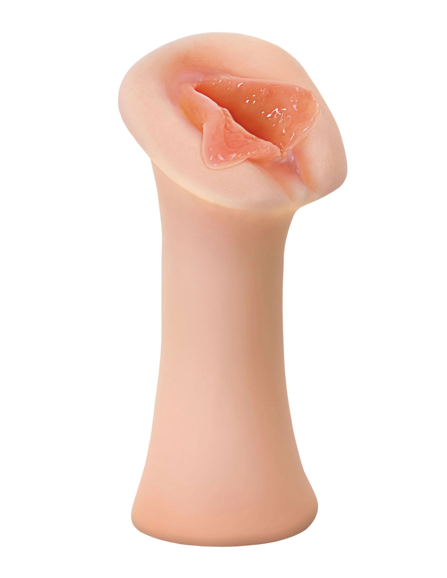 Pipedream Extreme Wet Pussie Luscious Lips Stroker - Self-Lubricating - Beige