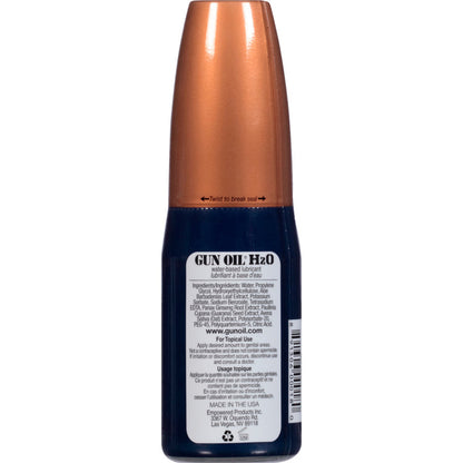 Gun Oil H2O Personal Lubricant – Unscented – 4 Oz