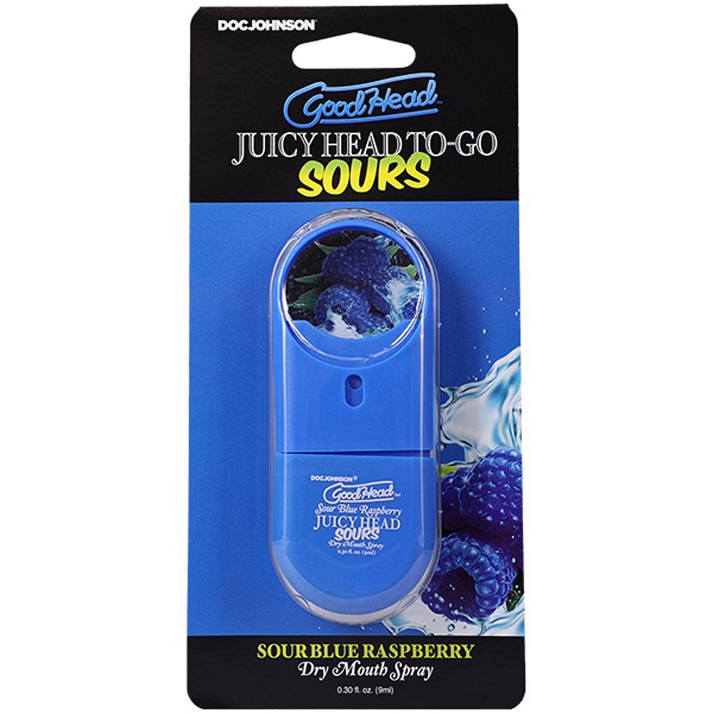 GoodHead Juicy Head Dry Mouth Spray - Sour Blue Raspberry - .30 Oz