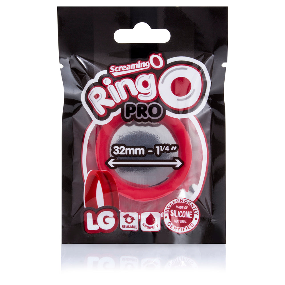 Ringo Pro LG Penis Ring – Red – Stretch-to-Fit Design