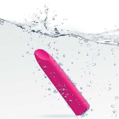 Viben Fixation Lipstick Bullet - Hot Pink - Waterproof Rechargeable Vibrator
