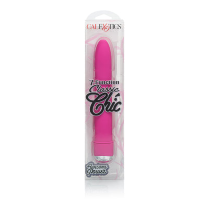 CalExotics 7 Function Classic Chic Vibe – Pink – 6 Inches with G-Spot Stimulation
