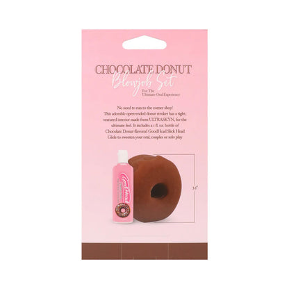 Doc Johnson Goodhead Chocolate Donut Blowjob Set – Brown