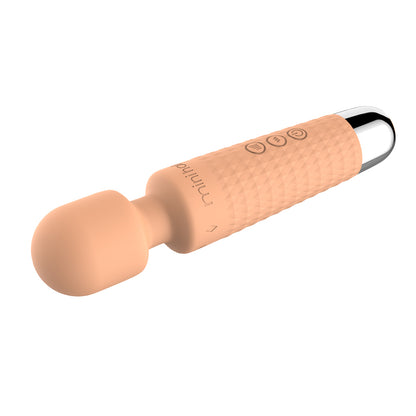 Viben Mini Halo Peach Fuzz Wand Massager – Rechargeable, 20 Vibration Patterns, Water Resistant