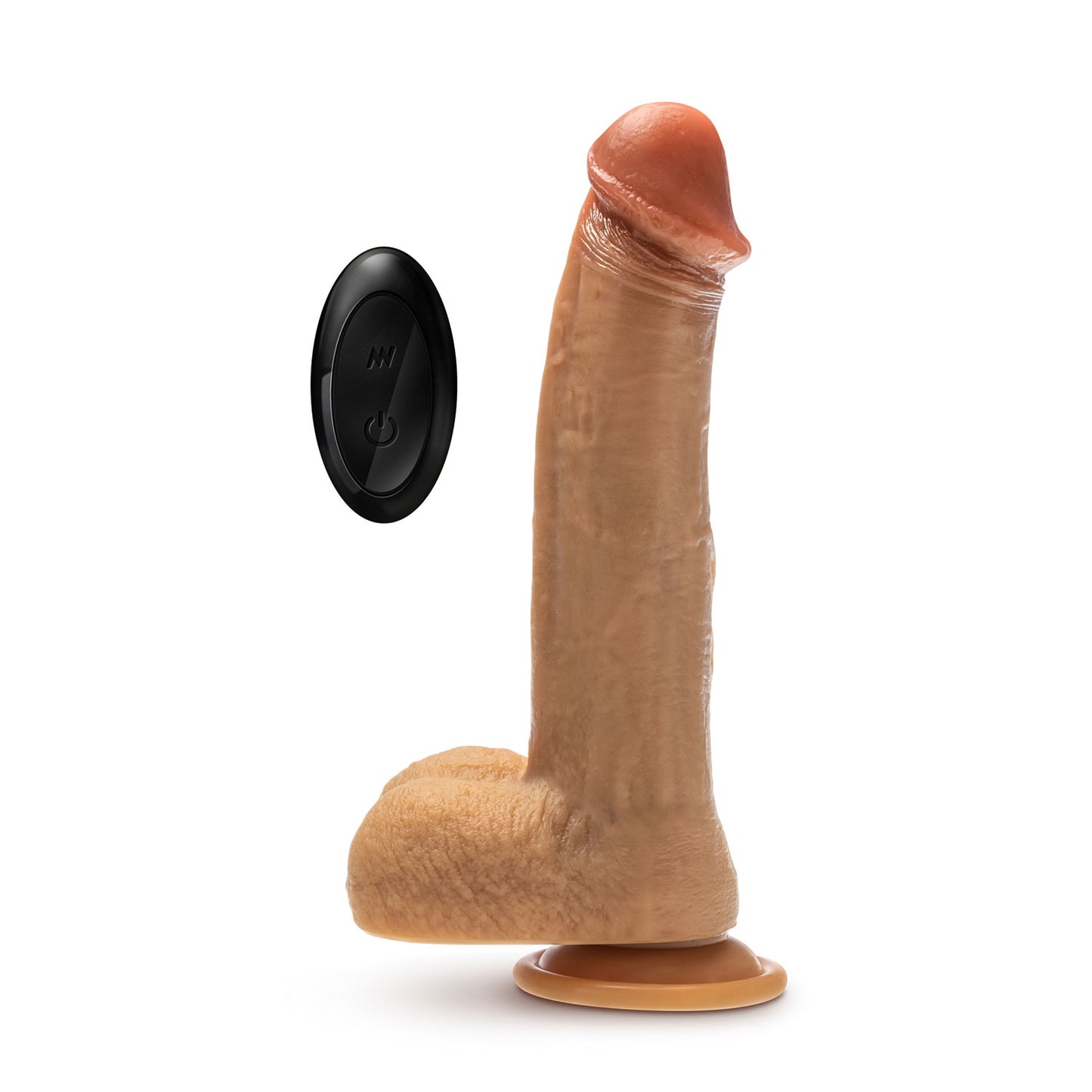 Dr. Phillips 8.5 Inch Thrusting Dildo with Remote Control - Tan