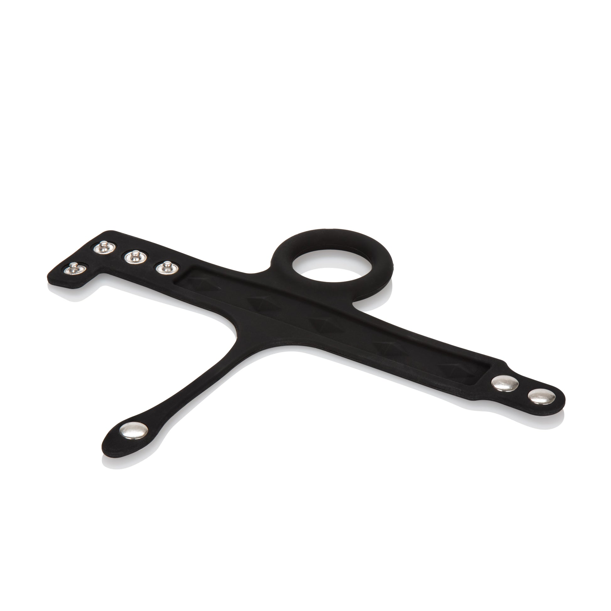 CalExotics Silicone Tri-Snap Ball Spreader – Adjustable Black Ball Spreader