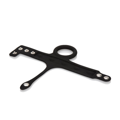 CalExotics Silicone Tri-Snap Ball Spreader – Adjustable Black Ball Spreader
