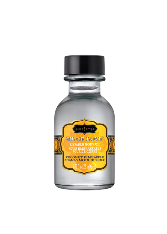 Kama Sutra Oil of Love - Coconut Pineapple - Foreplay Oil - 0.75 Fl. Oz.