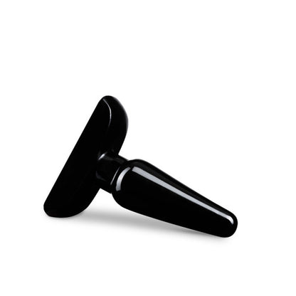 Anal Adventures Basic Anal Plug - Small - Tapered Design - Black