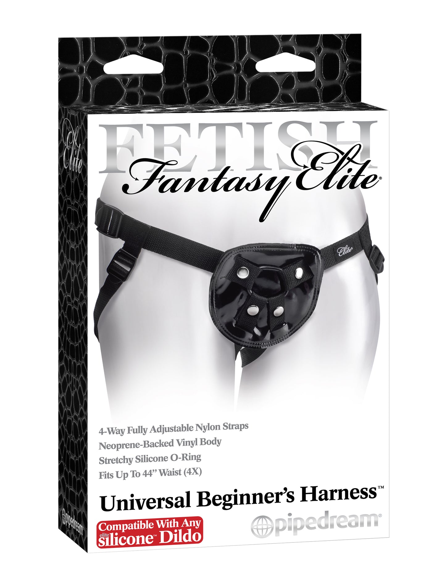 Pipedream Fetish Fantasy Elite Universal Beginners Harness – Black