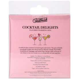 Goodhead Cocktail Delights 3 Pack – Peach Bellini, Strawberries Champagne, Lemon Drop