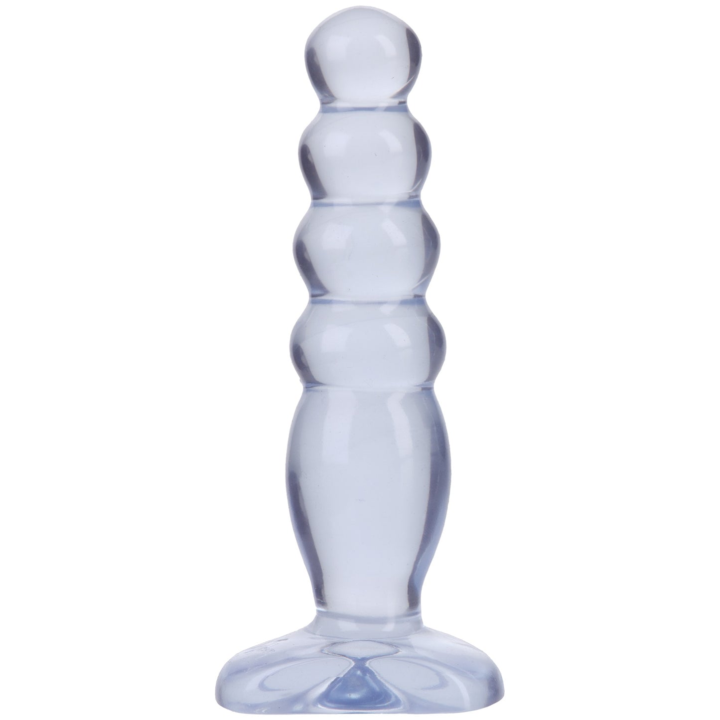 Doc Johnson Crystal Jellies Anal Delight - Graduated Anal Plug - Clear