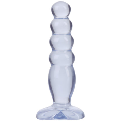 Doc Johnson Crystal Jellies Anal Delight - Graduated Anal Plug - Clear