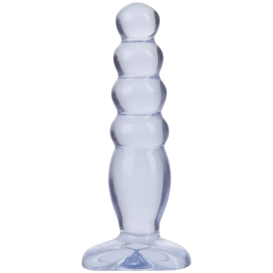 Doc Johnson Crystal Jellies Anal Delight - Graduated Anal Plug - Clear