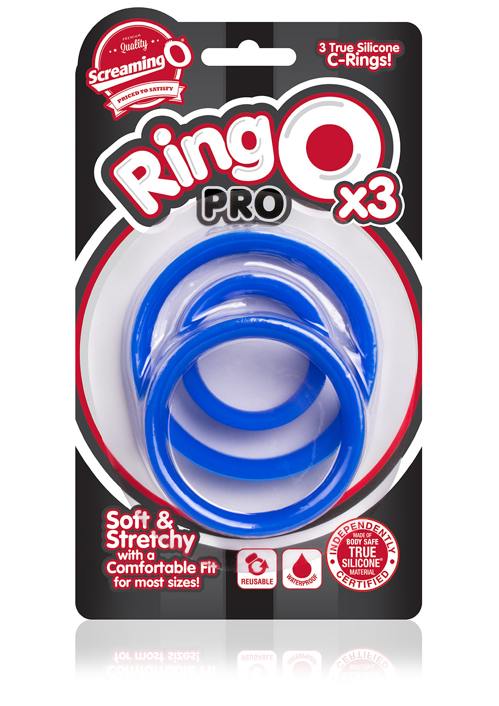 Screaming O RingO Pro X3 Cock Ring – Blue
