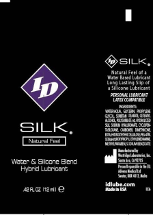 ID Silk 12ml Water-Based Lubricant – Non-Sticky, Latex Free