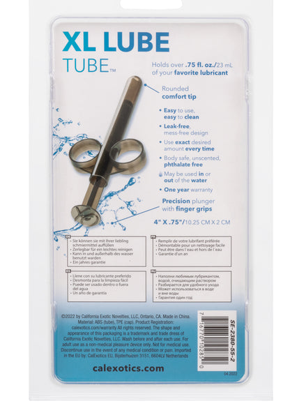 CalExotics XL Lube Tube – Lubricant Dispensing Tube – Smoke
