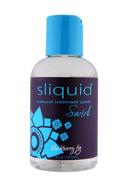 Sliquid Naturals Swirl Blackberry Fig Water-Based Lubricant - 4.2 Fl Oz