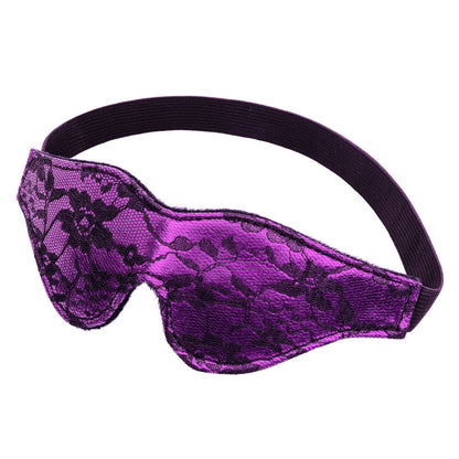 CalExotics Pleasure Kits Indulgent Collection - Soft Cuffs and Eye Mask - Purple