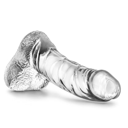 Blush Naturally Yours Ding Dong - Clear Slim Vibrator with G-Spot Stimulation