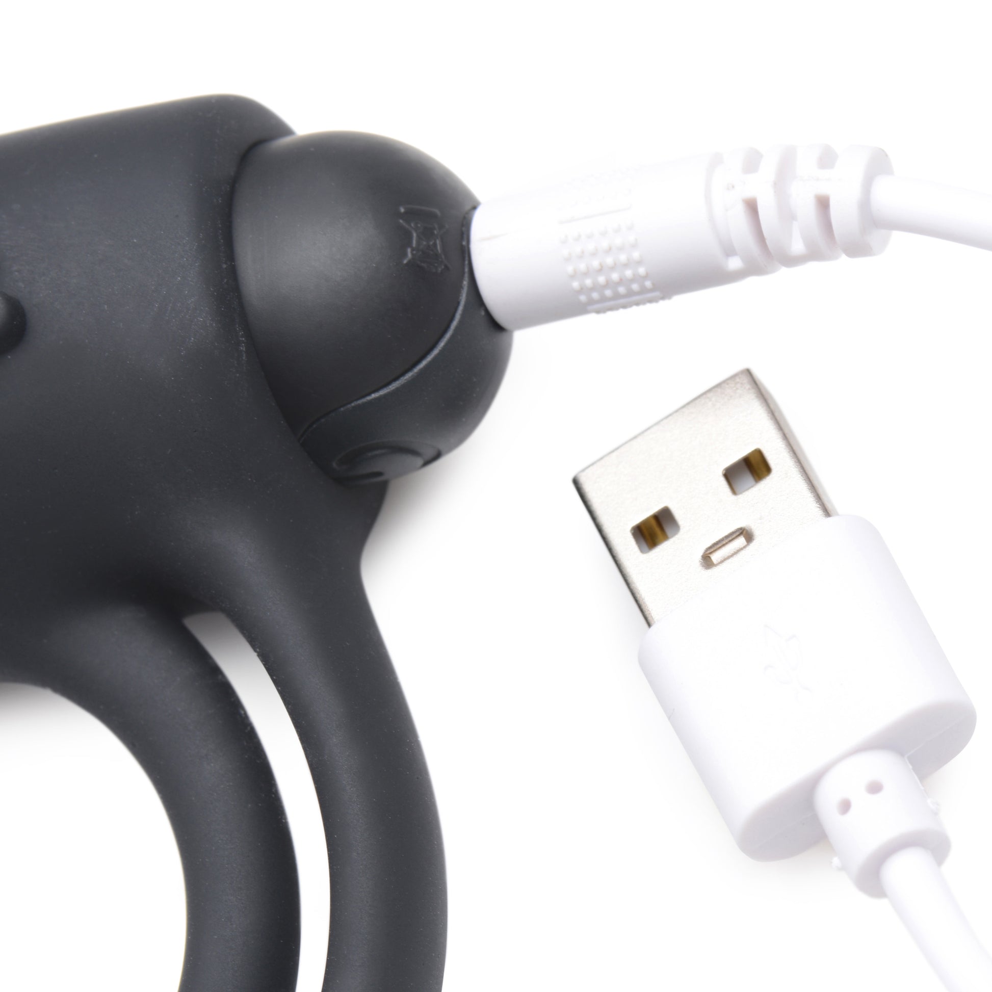 Bang Silicone Cock Ring and Bullet with Remote Control - Black
