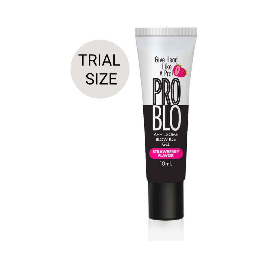 Pro Blo Oral Pleasure Gel Pop Display – 66ct Tubes – Watermelon, Cupcake, Strawberry