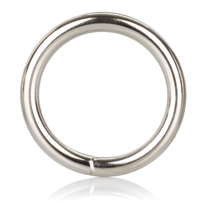 CalExotics Silver Ring - Large Steel Ring with Silver Plating