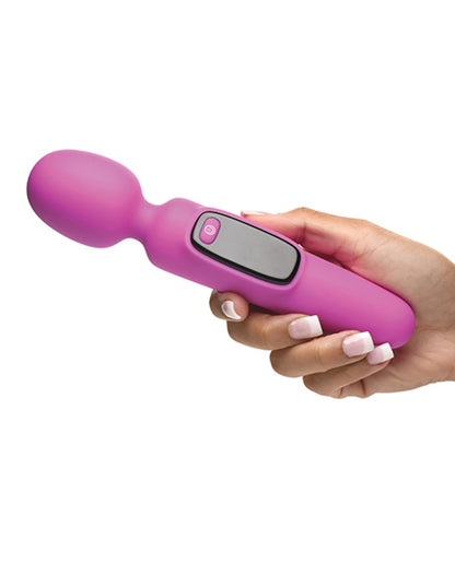 Bang Digital Silicone Wand - Powerful 3-Speed Vibrator - Purple