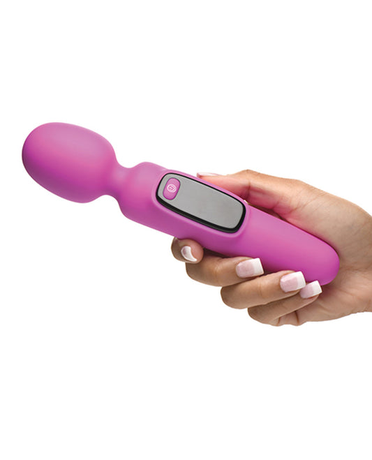 Bang Digital Silicone Wand - Powerful 3-Speed Vibrator - Purple