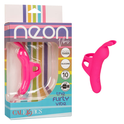 CalExotics The Flirty Vibe Finger Vibrator with 10 Functions – Pink