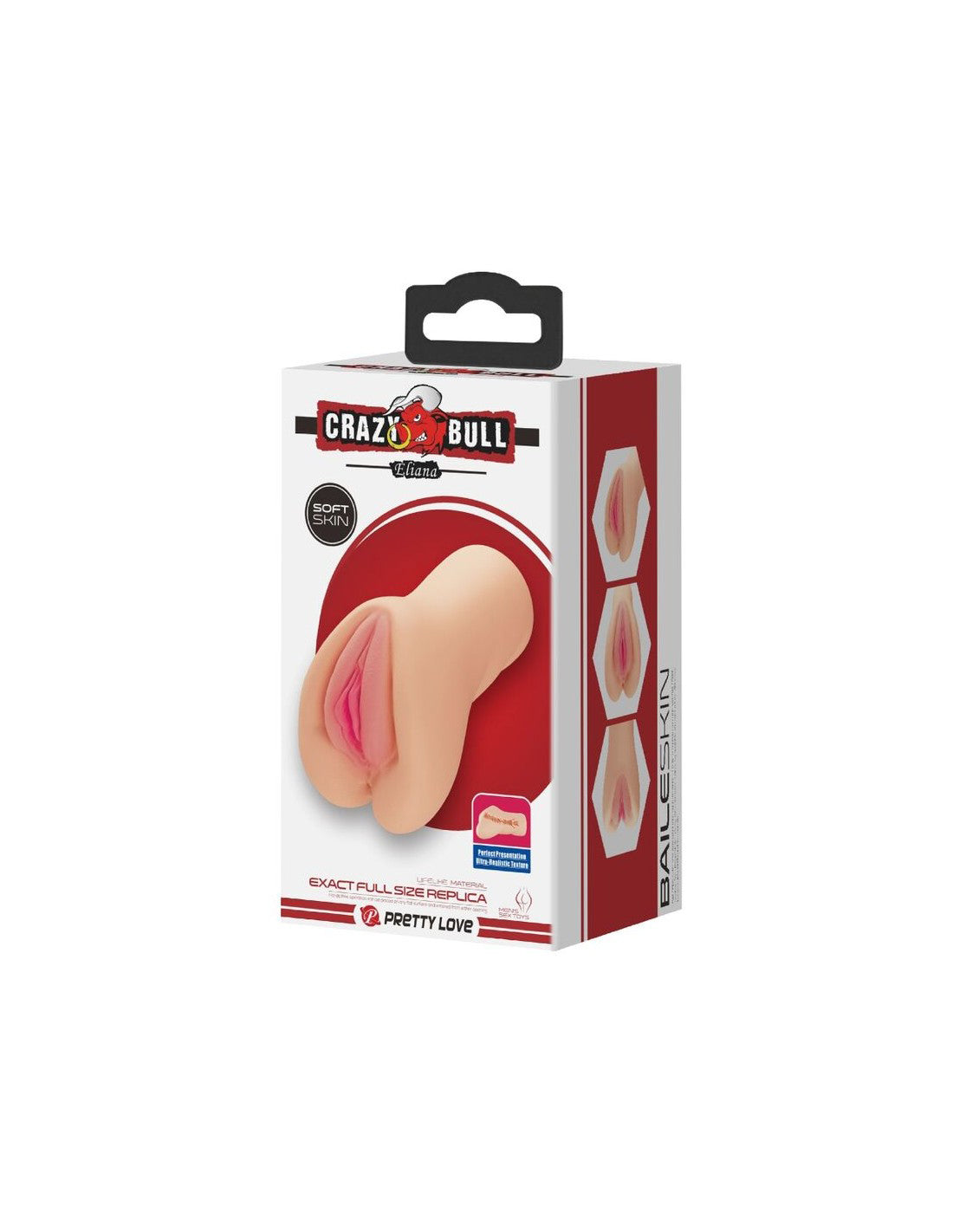 Pretty Love Eliana Vagina Shaped Masturbator – Beige